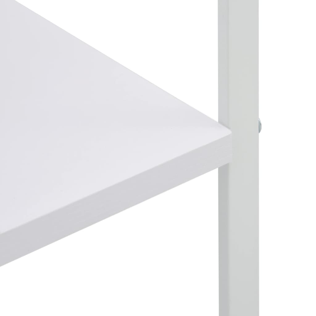 vidaXL Armoire à micro-ondes Blanc 60x39,6x123 cm Bois d'ingénierie