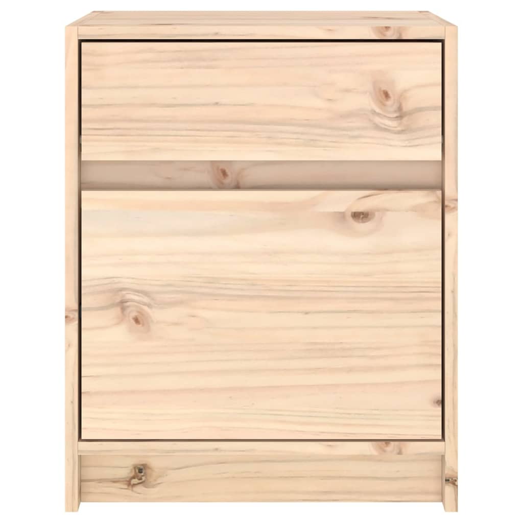 vidaXL Tables de chevet 2 pcs 40x31x50 cm bois de pin massif