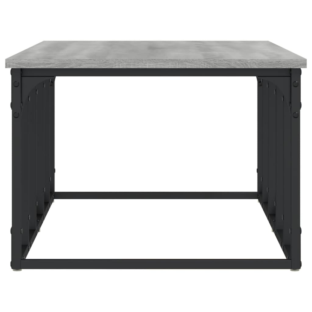 vidaXL Table basse sonoma gris 100x50x35,5 cm bois d'ingénierie