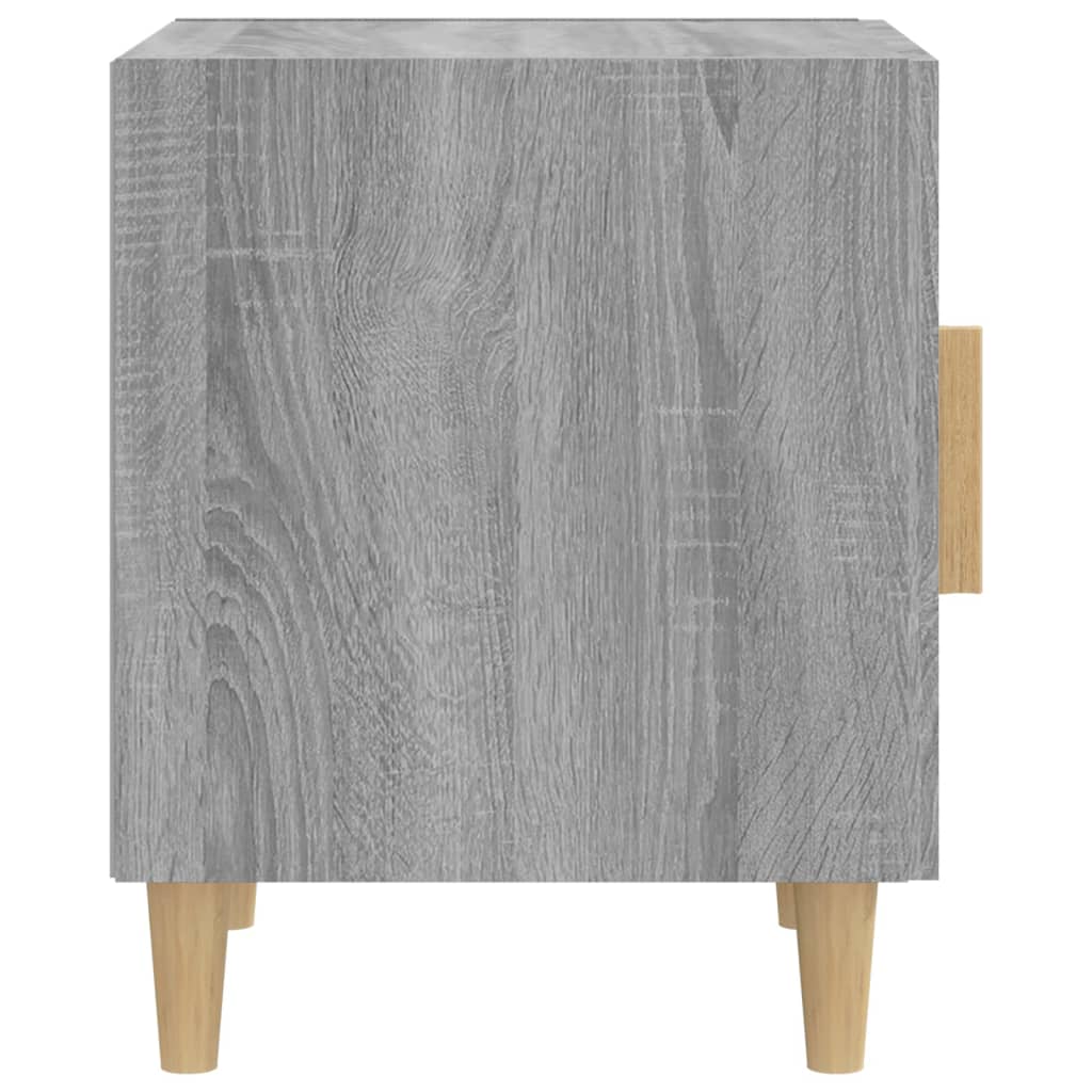 vidaXL Table de chevet Sonoma gris Bois d'ingénierie