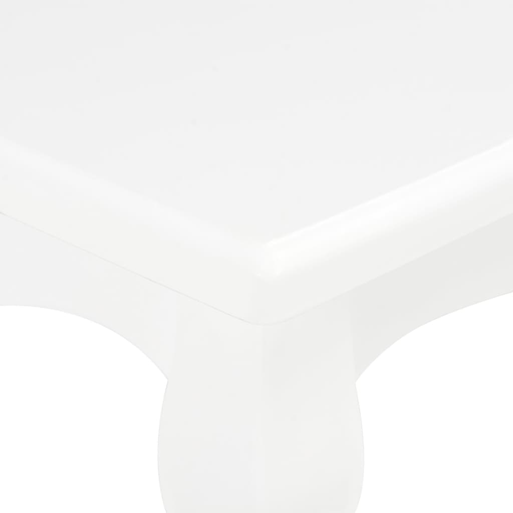 vidaXL Table basse Blanc 110 x 60 x 40 cm Bois de pin massif