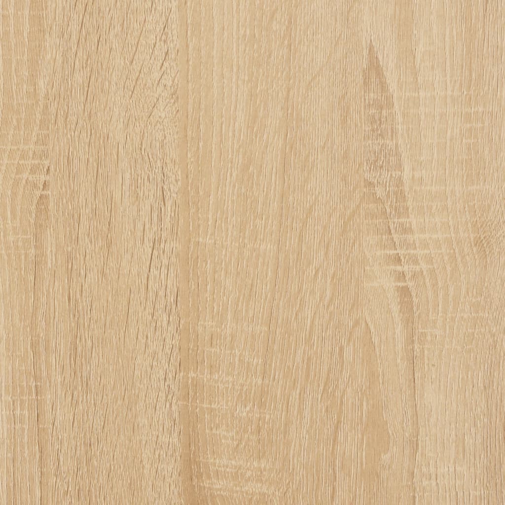 vidaXL Table de chevet avec pieds en bois chêne sonoma 40x35x69 cm