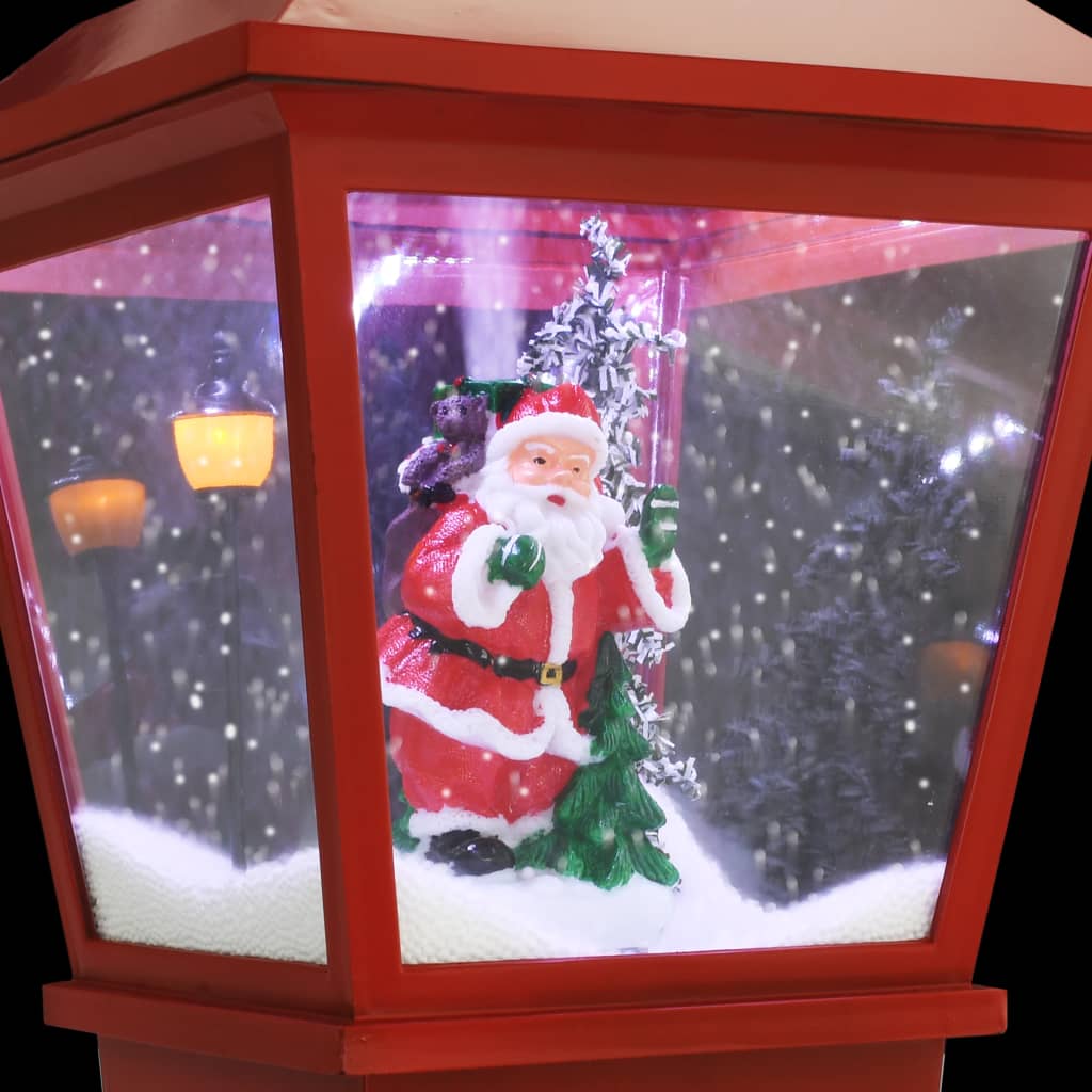 vidaXL Lampe de piédestal de Noël avec Père Noël 64 cm LED