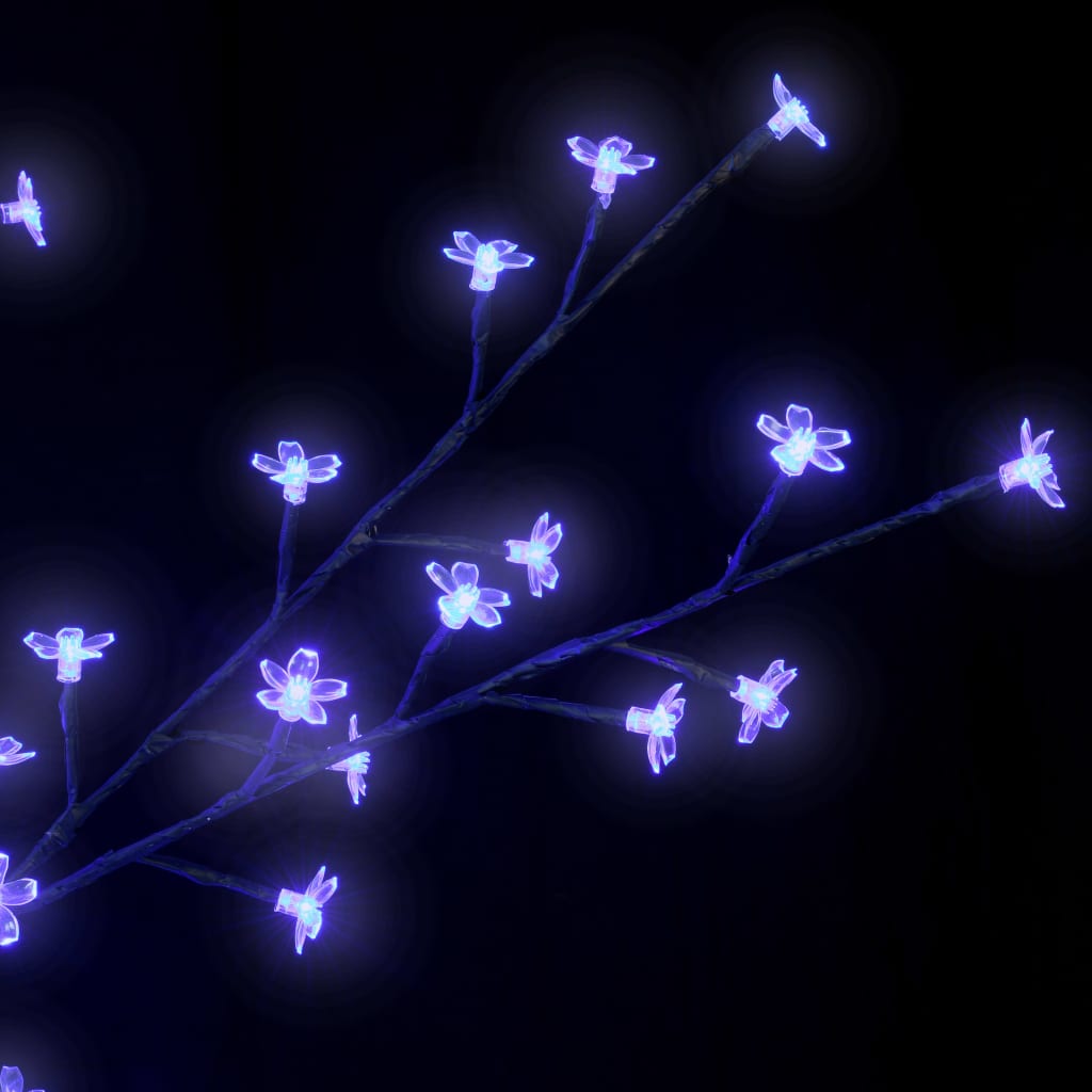 vidaXL Sapin de Noël 600 LED bleues Cerisier en fleurs 300 cm