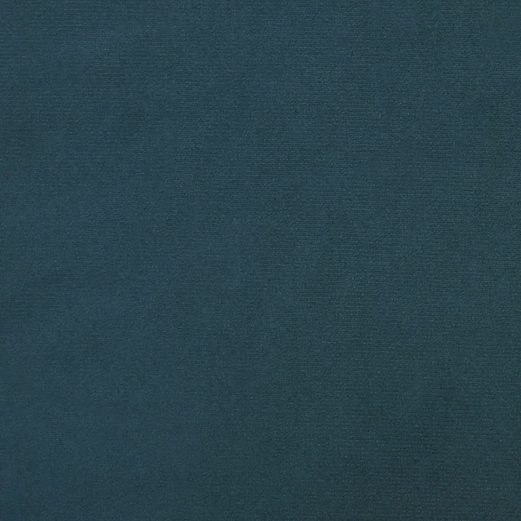 vidaXL Repose-pied Bleu 60x60x36 cm Velours