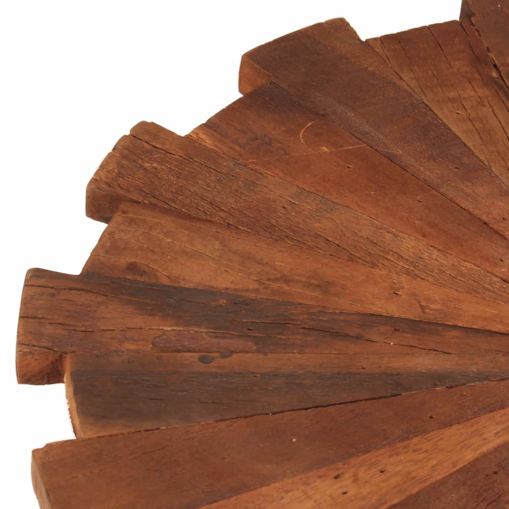 vidaXL Tables basses 2 pcs bois massif récupéré et fer