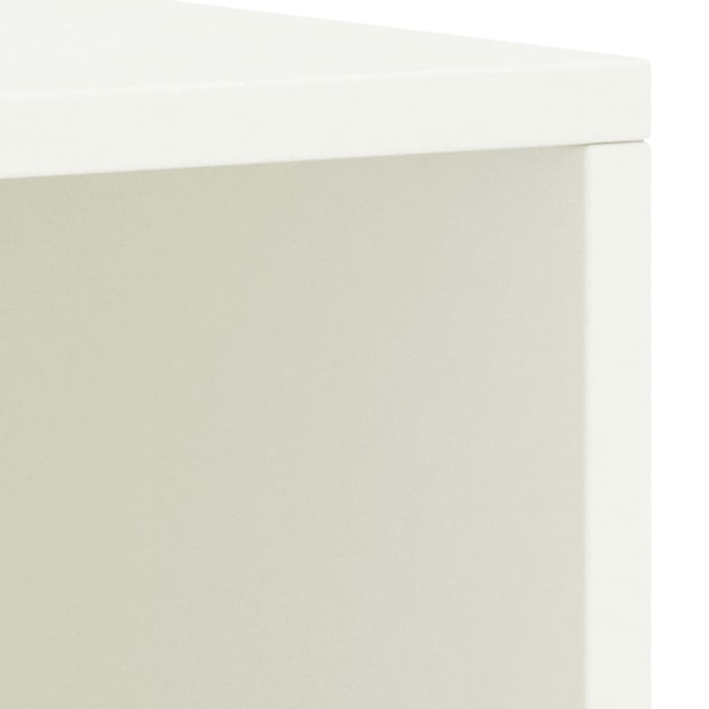 vidaXL Table de chevet Blanc 35x30x40 cm Bois de pin massif