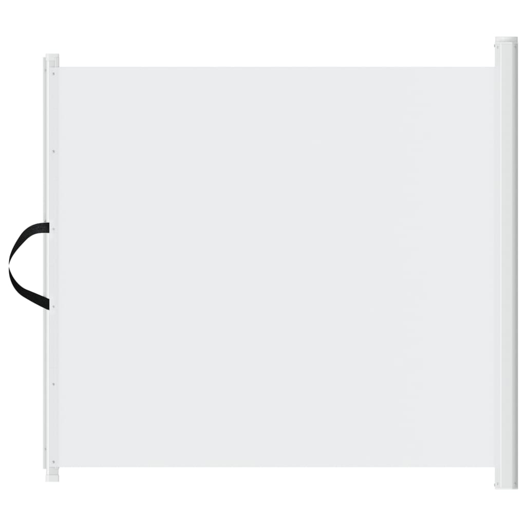 vidaXL Porte rétractable pour animaux de compagnie blanc 82,5x125 cm
