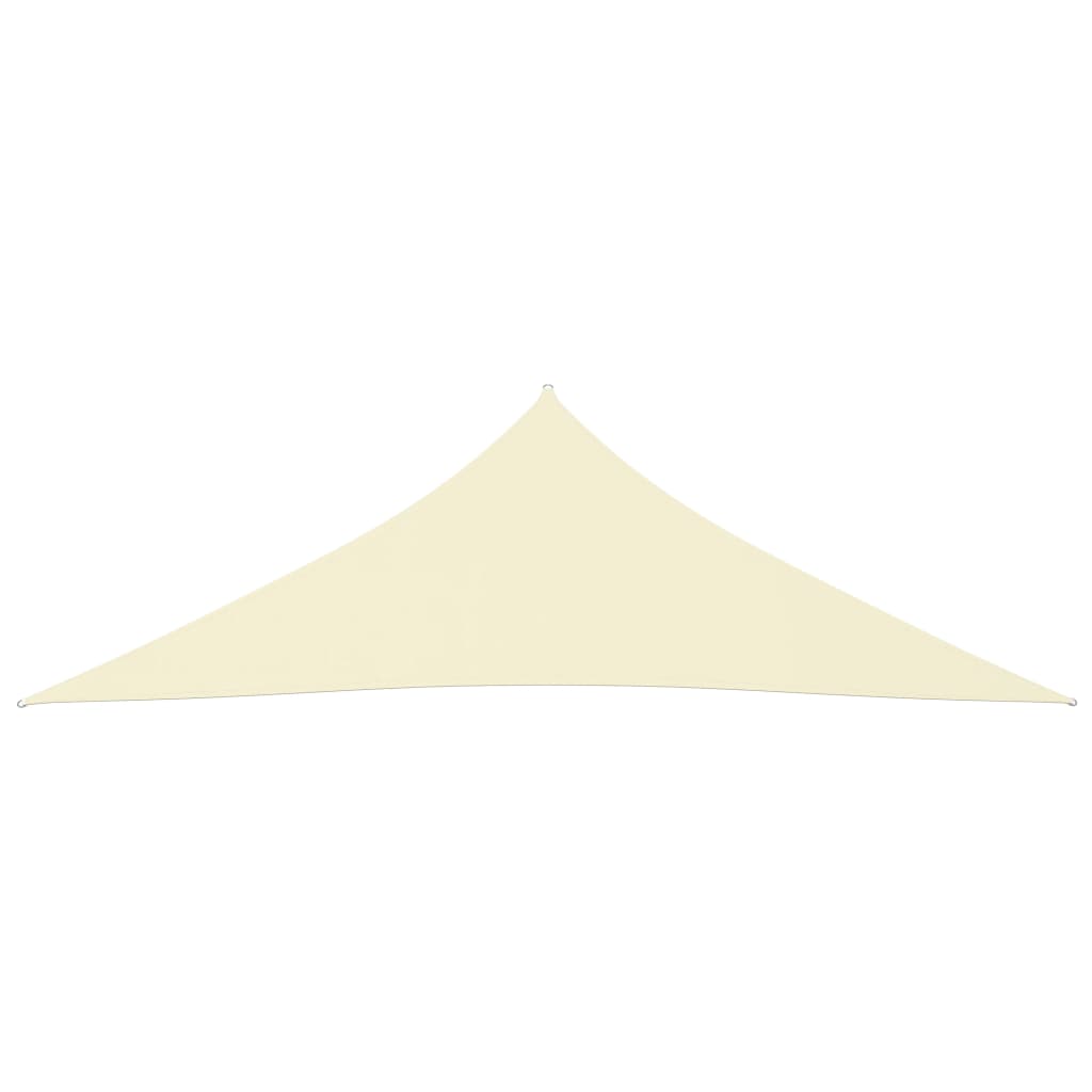 vidaXL Voile de parasol tissu oxford triangulaire 3x3x4,24 m crème