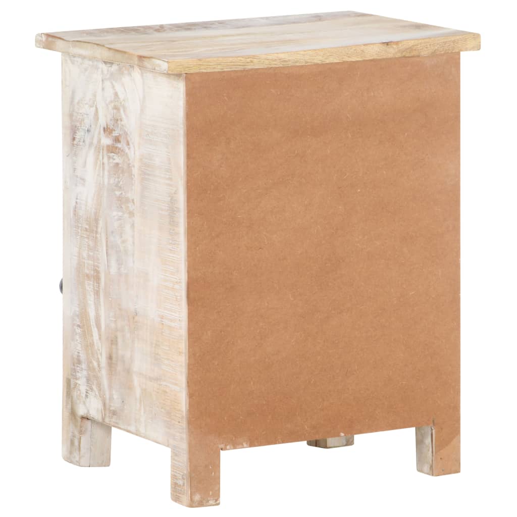 vidaXL Table de chevet 40x30x50 cm Bois d'acacia brut
