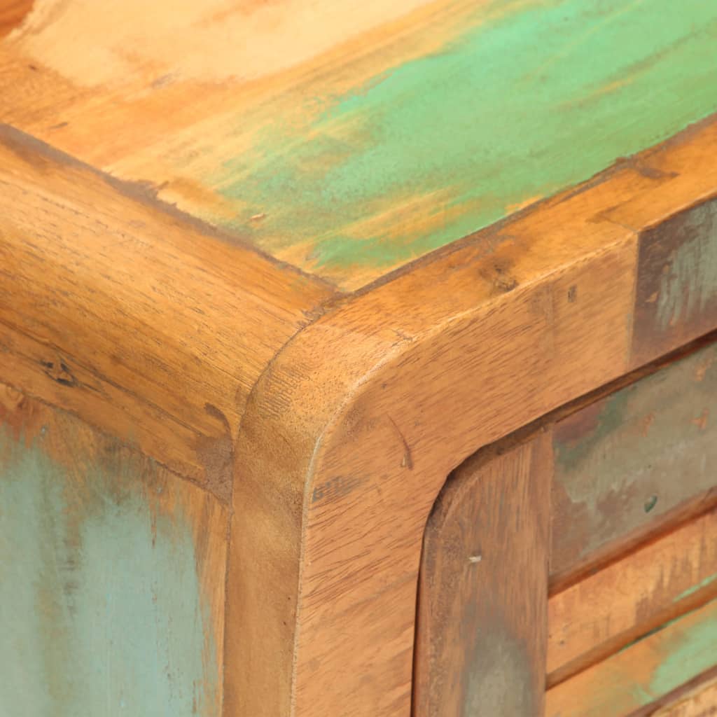 vidaXL Table de chevet 40x30x50 cm Bois de récupération massif