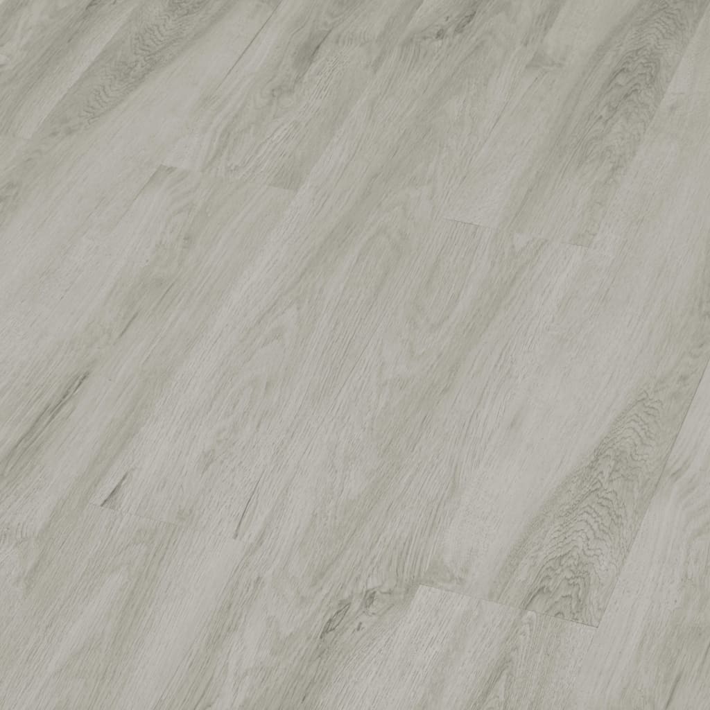 vidaXL Planches de plancher autoadhésives 4,46 m² 3 mm PVC Gris clair