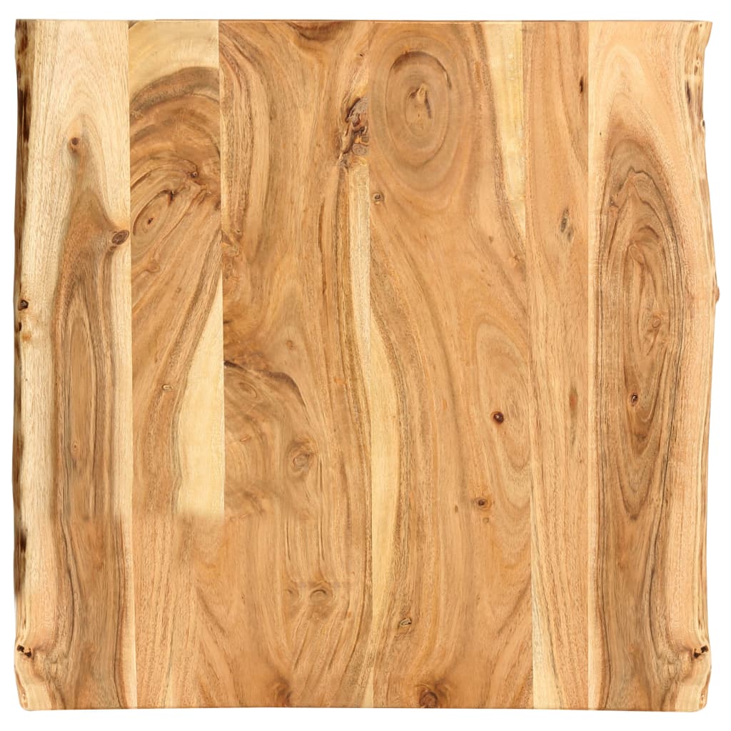 vidaXL Dessus de table Bois d'acacia massif 58x(50-60)x2,5 cm