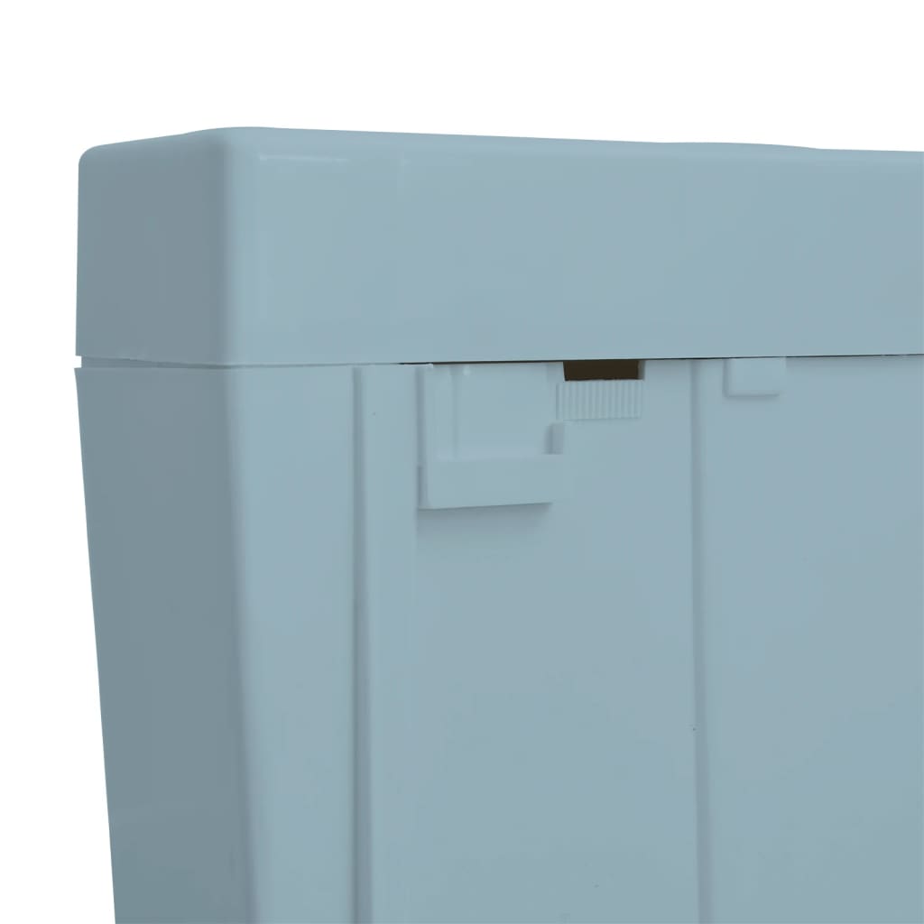 vidaXL Réservoir de toilette avec entrée d'eau inférieure 3/6 L Bleu