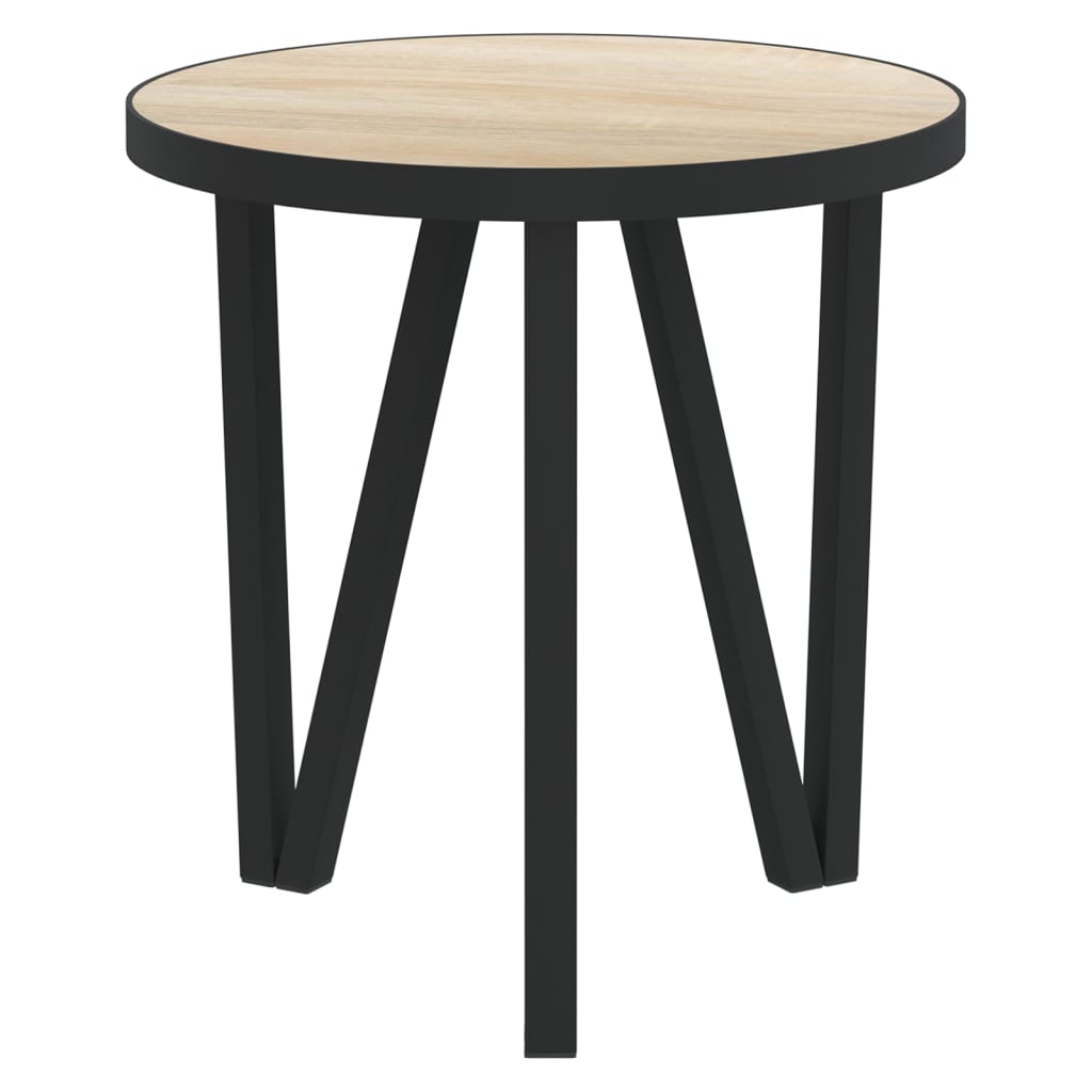 vidaXL Table à thé Chêne Sonoma Ø35 cm MDF