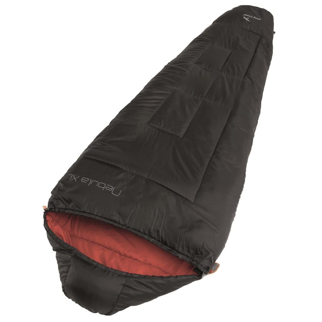 Easy Camp Sac de couchage Nebula XL Noir et rouge