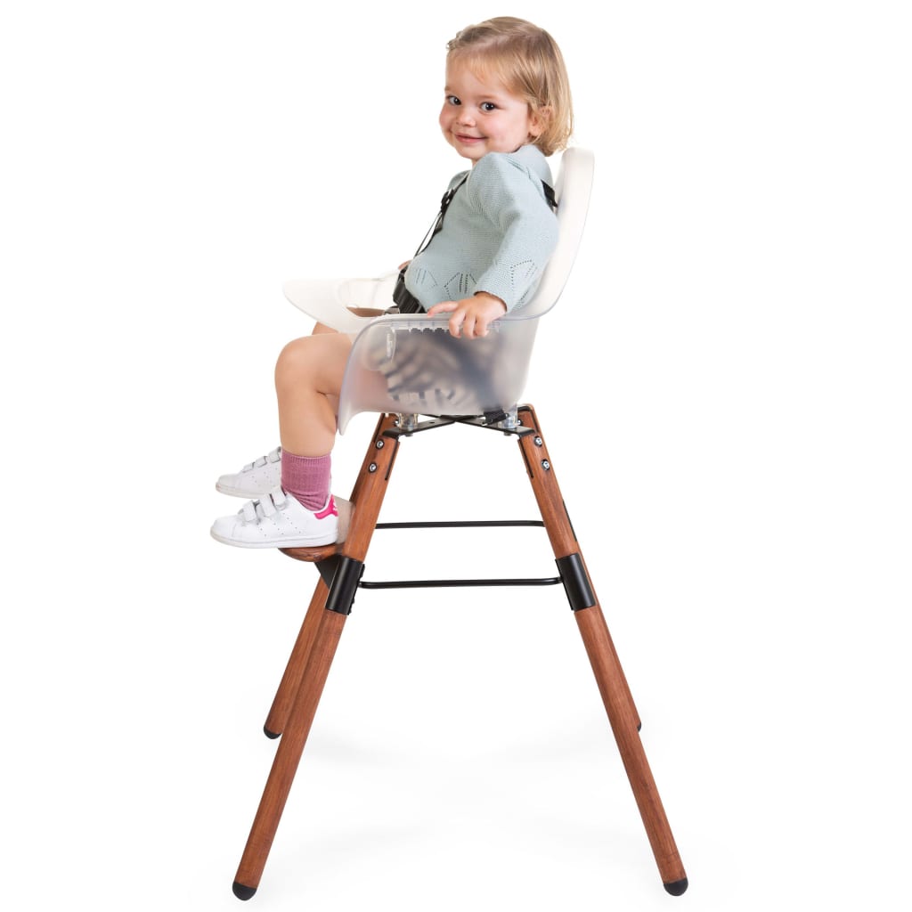CHILDHOME Chaise haute avec pare-chocs 2-en-1 Evolu 2 Transparent