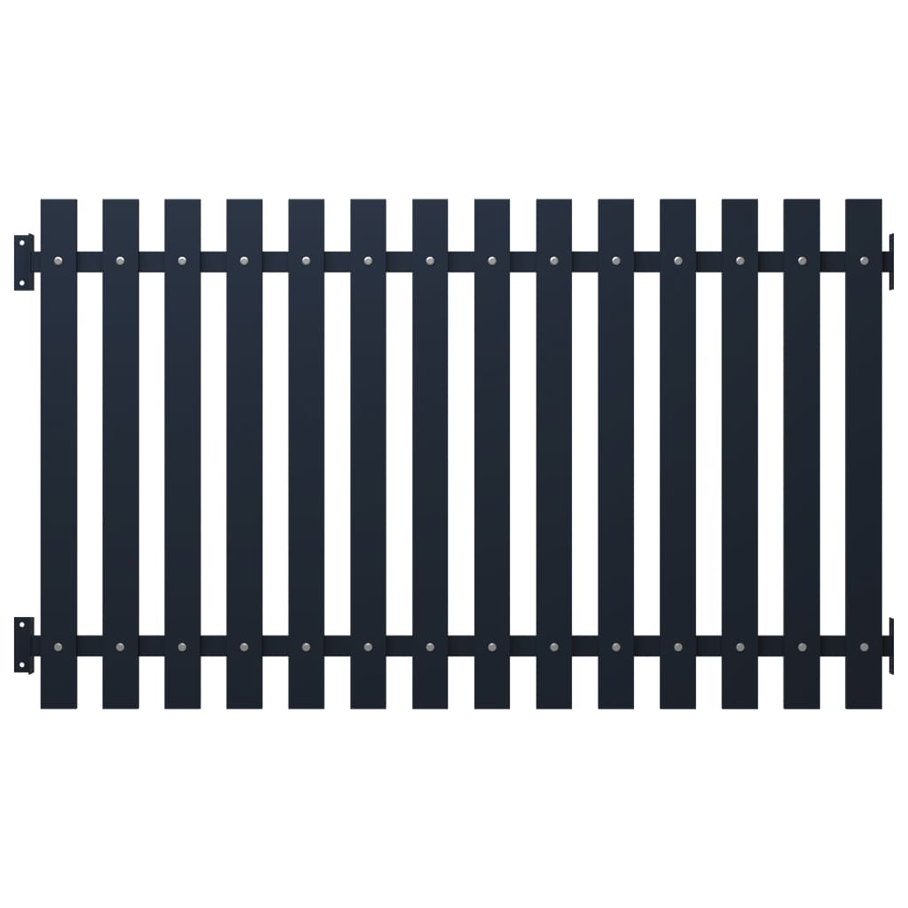 vidaXL Panneau de clôture Anthracite 170,5x75cm Acier enduit de poudre