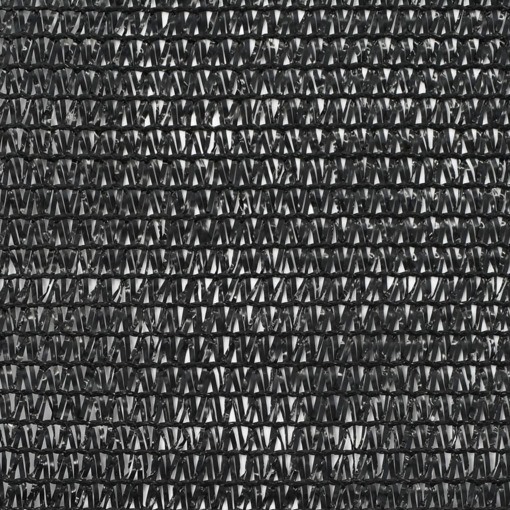 vidaXL Clôture de tennis PEHD 1 x 100 m Noir