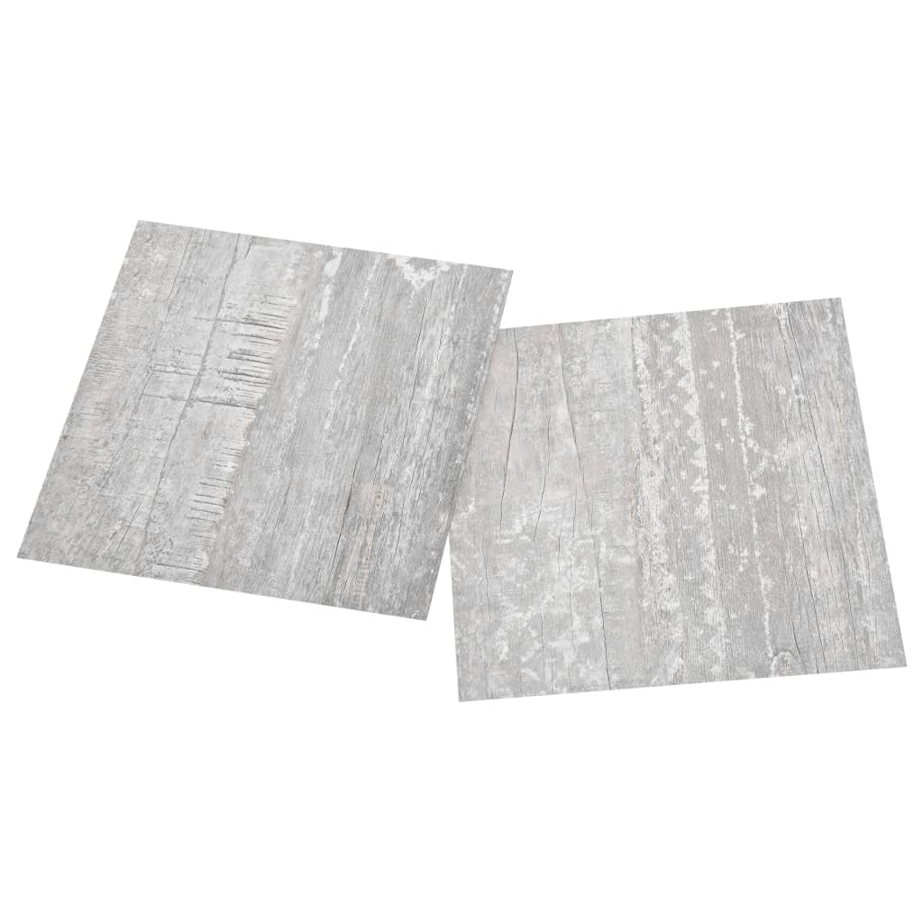 vidaXL Planches de plancher autoadhésives 20 pcs PVC 1,86 m² Gris