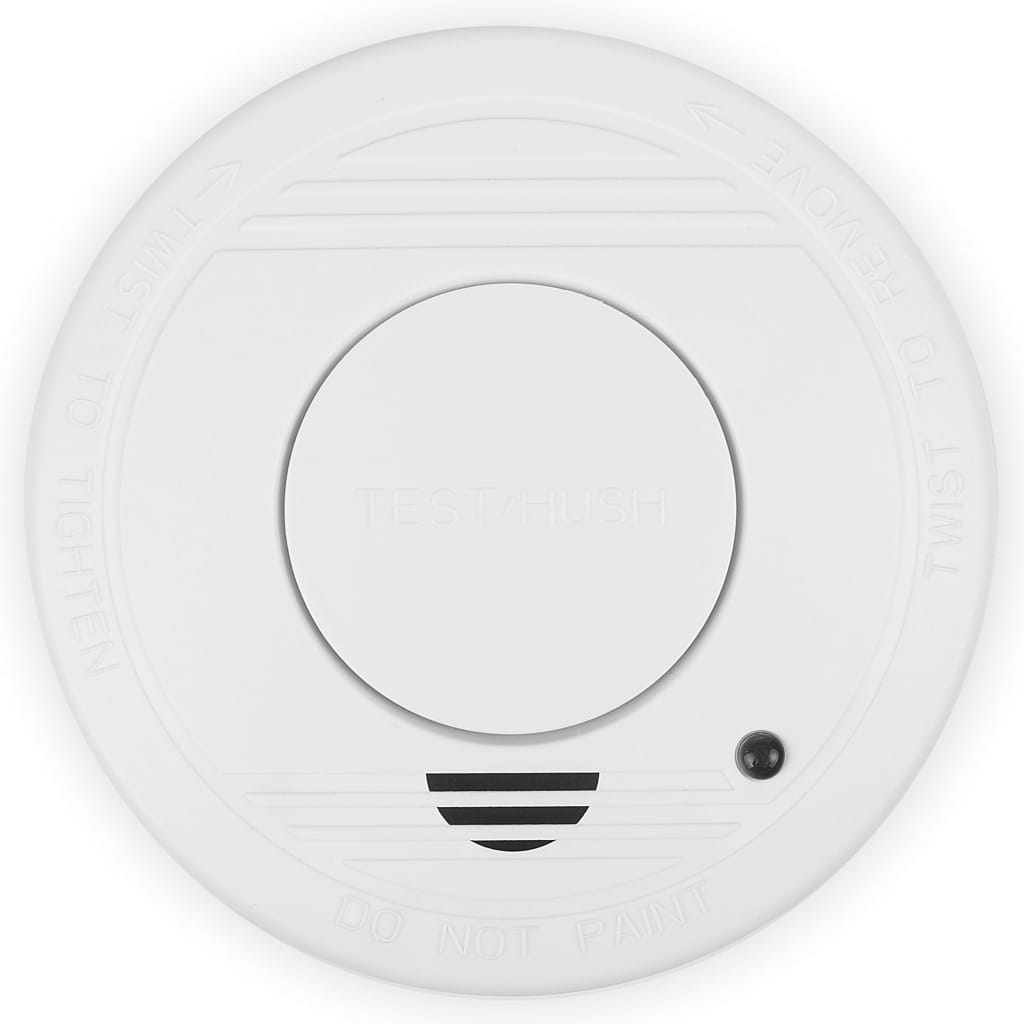 Smartwares Détecteurs de fumée 4 pcs 10x10x3,5 cm Blanc