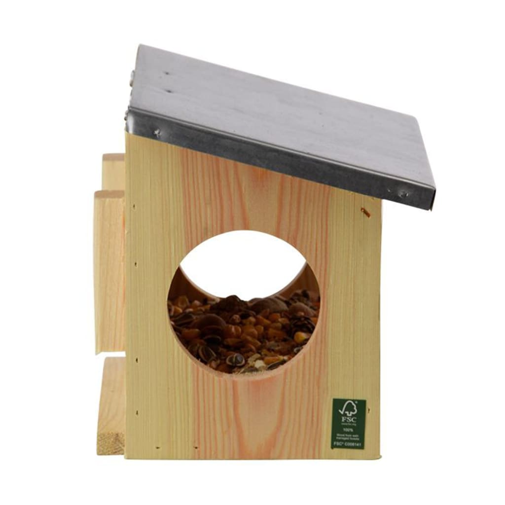 Esschert Design Mangeoire à écureuils 25,3x17,6x18,7 cm