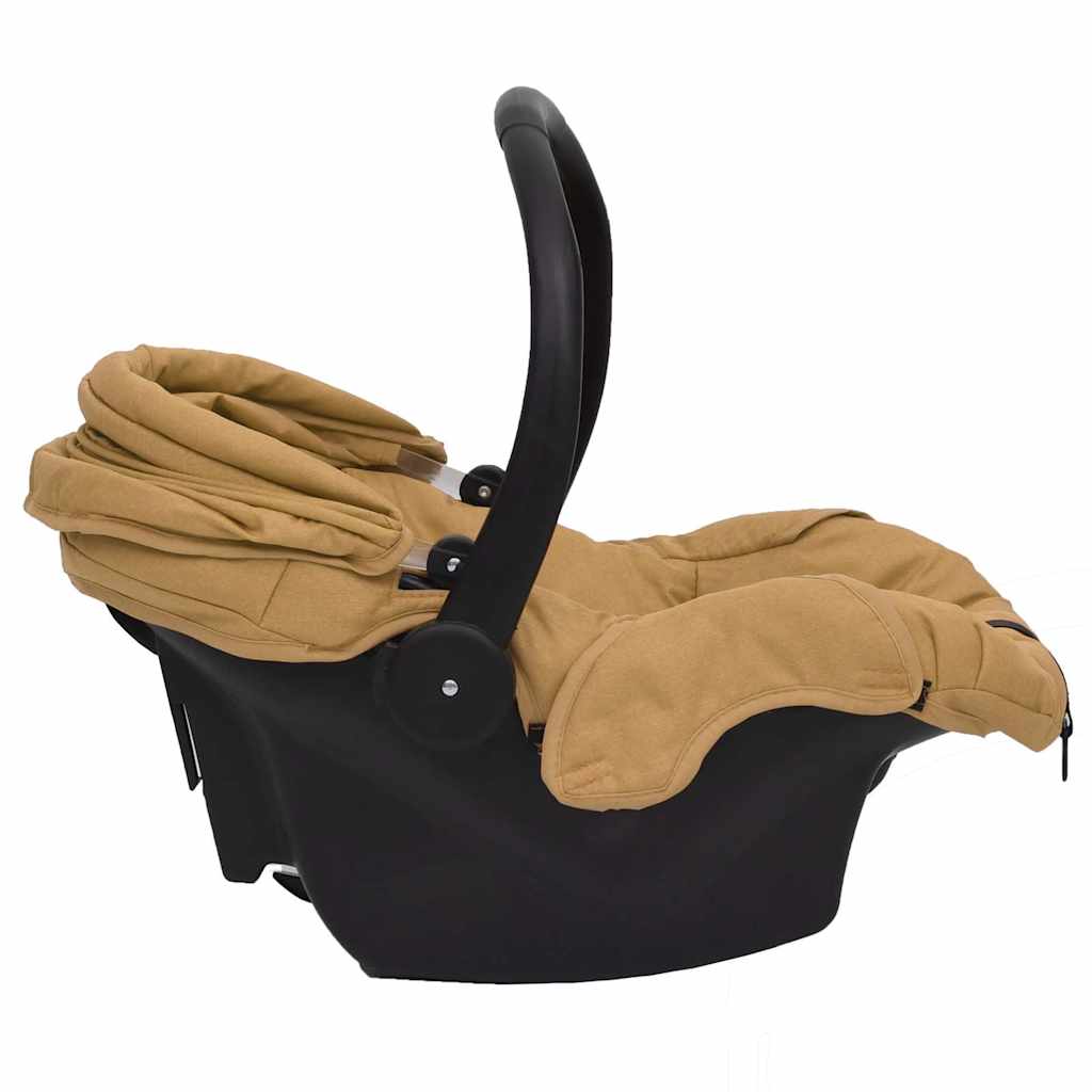 vidaXL Siège d'auto pour bébé Taupe 42x65x57 cm