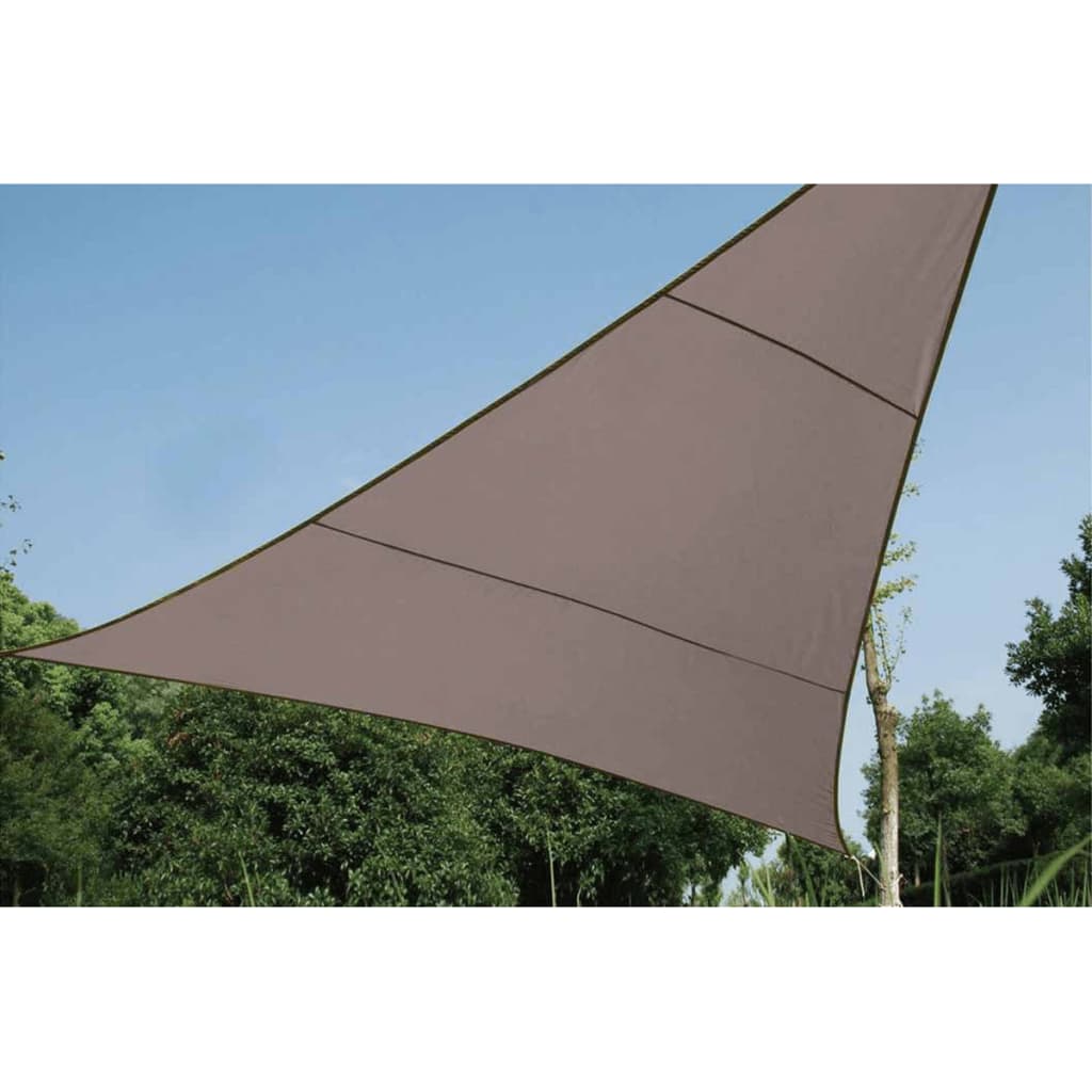 Perel Voile d'ombrage triangulaire 5 m Couleur taupe GSS3500TA