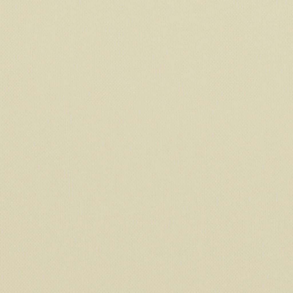 vidaXL Écran de balcon Crème 120x600 cm Tissu Oxford