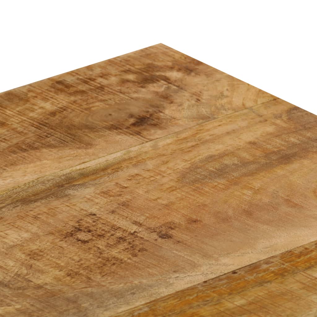 vidaXL Table basse 100x50x35 cm Bois de manguier solide et acier