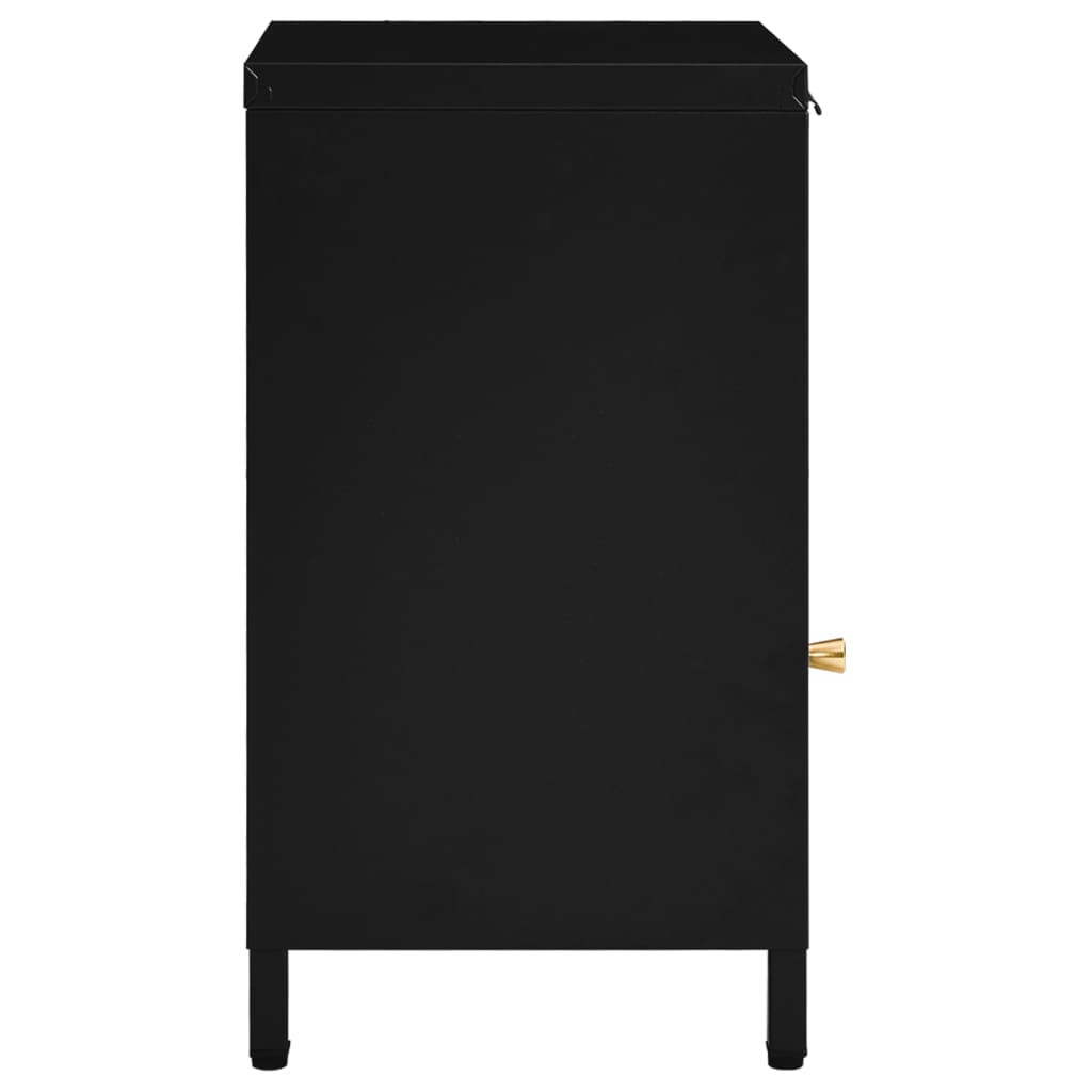 Tables De Chevet 2 Pcs Anthracite 36x39x59 Cm Acier - Conforama