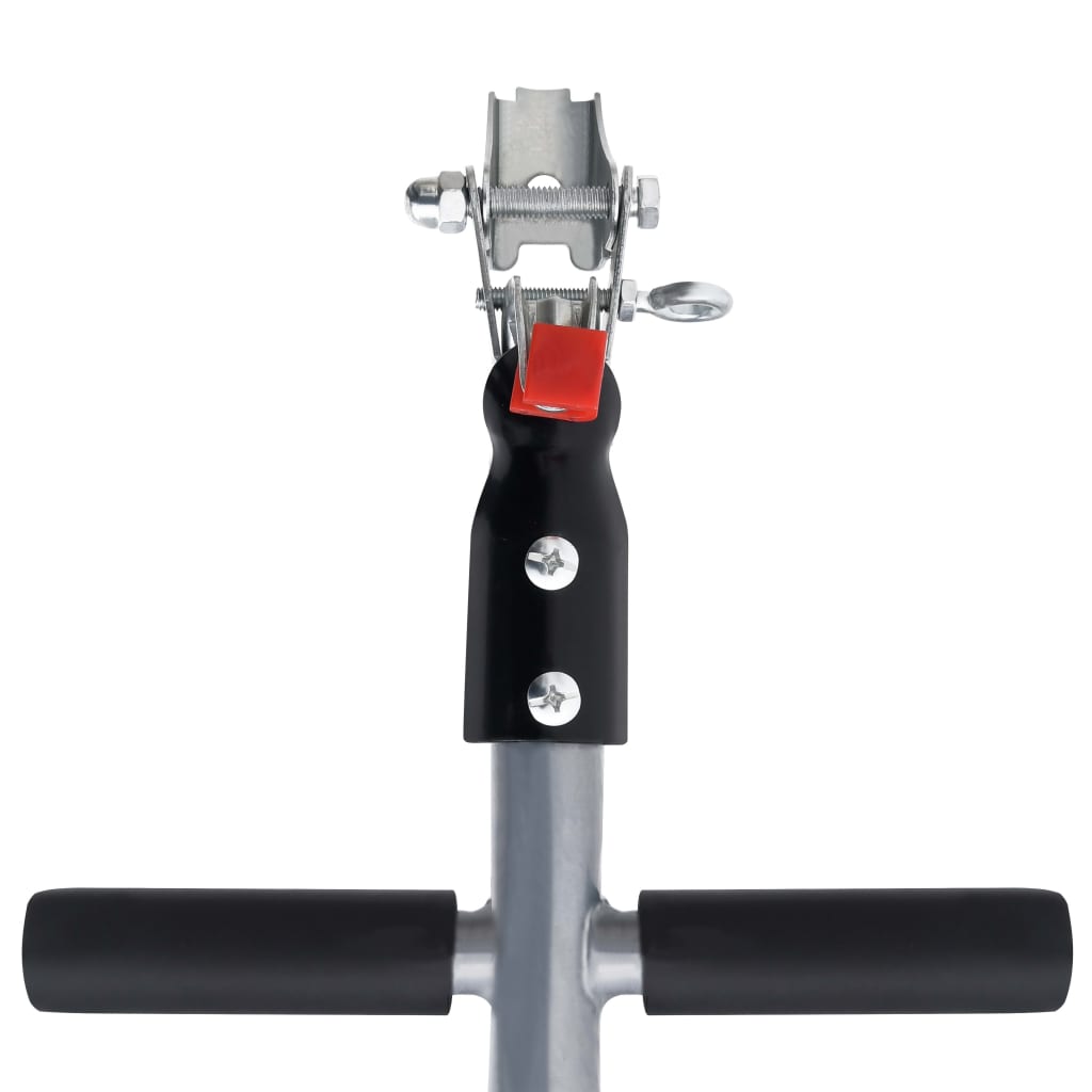 vidaXL Remorque de vélo avec boîte de transport pliable 50L Gris 50 kg