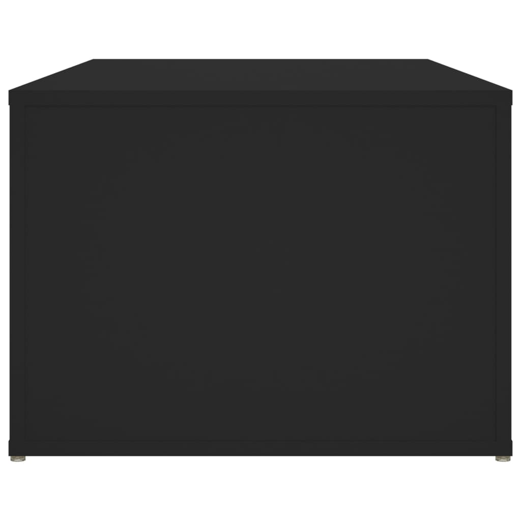 vidaXL Table basse Noir 100x50x36 cm Bois d'ingénierie