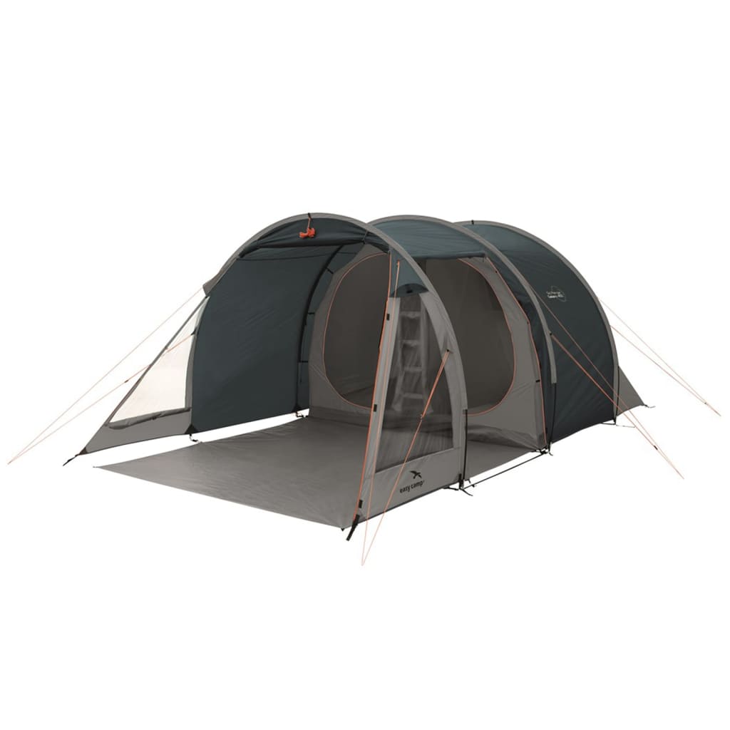 Easy Camp Tente tunnel Galaxy 400 4 places Gris acier et bleu