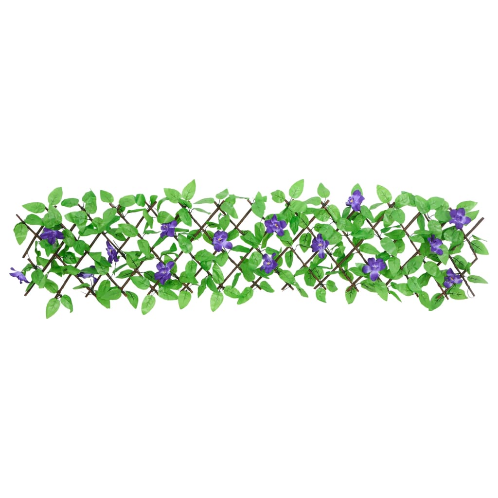 vidaXL Treillis de lierre artificiel extensible vert 180x20 cm