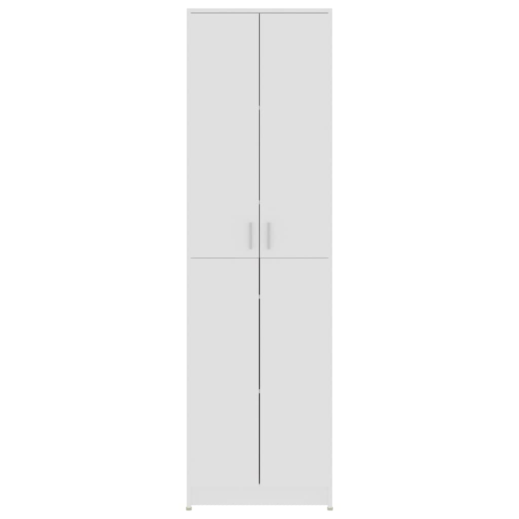 vidaXL Garde-robe de couloir Blanc 55x25x189 cm Bois d'ingénierie