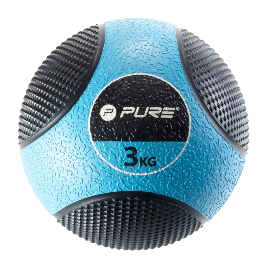 Pure2Improve Ballon médicinal 3 kg Bleu