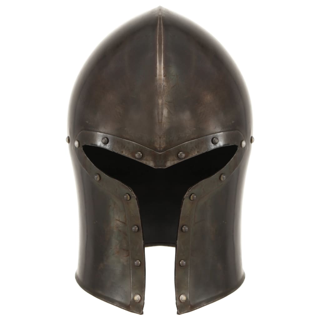vidaXL Casque de chevalier médiéval antique pour GN Argenté Acier