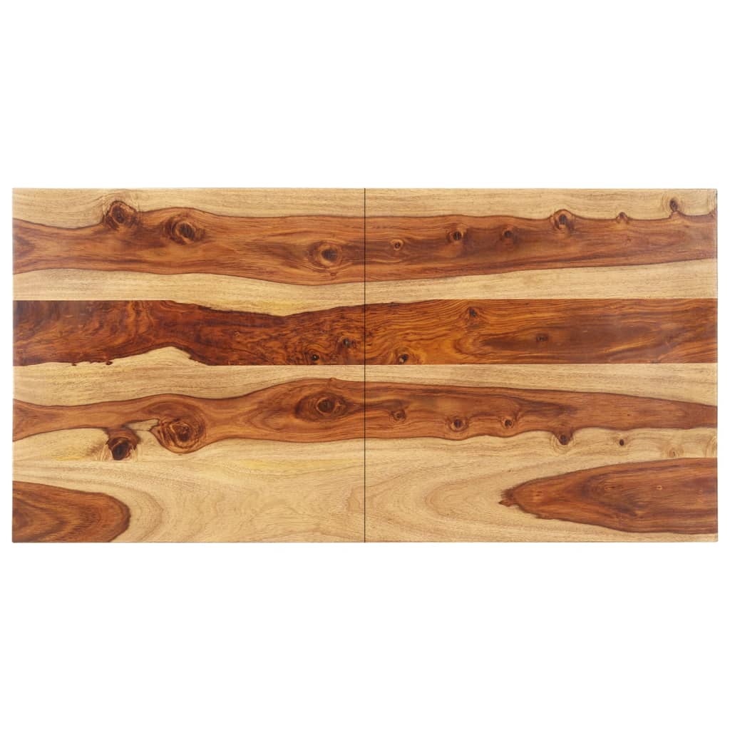 vidaXL Dessus de table Bois solide 25-27 mm 60x120 cm