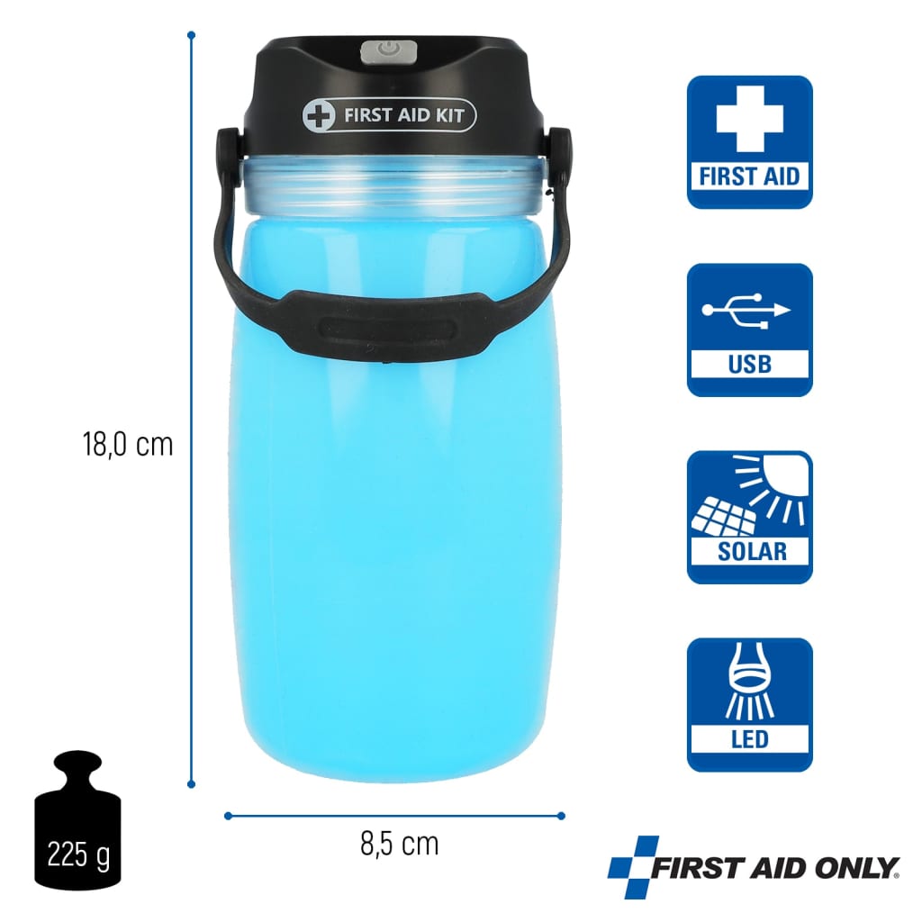 FIRST AID ONLY Kit de lampe de camping d'urgence pour l'extérieur
