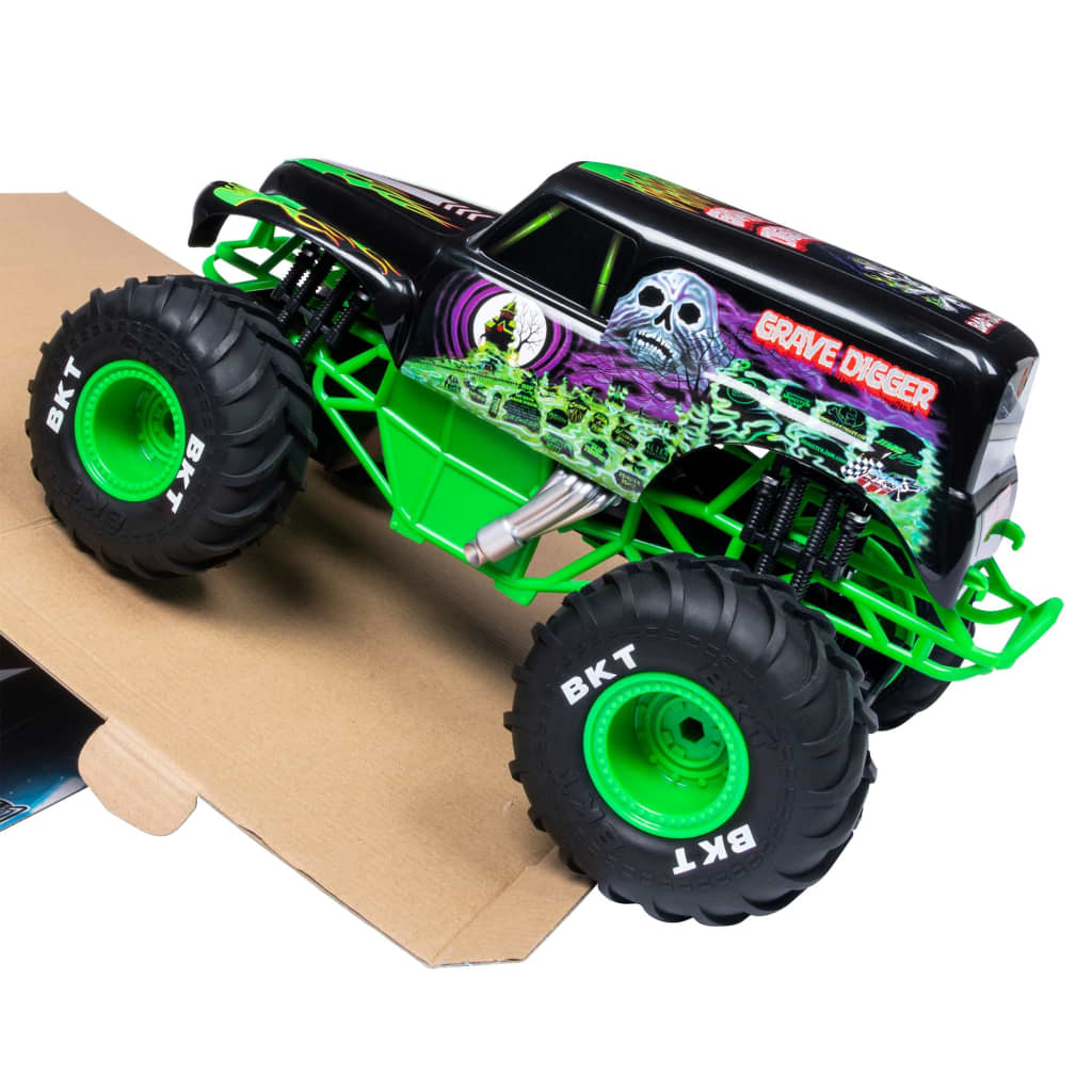 Monster Jam Camion jouet Grave Digger avec télécommande 1:15