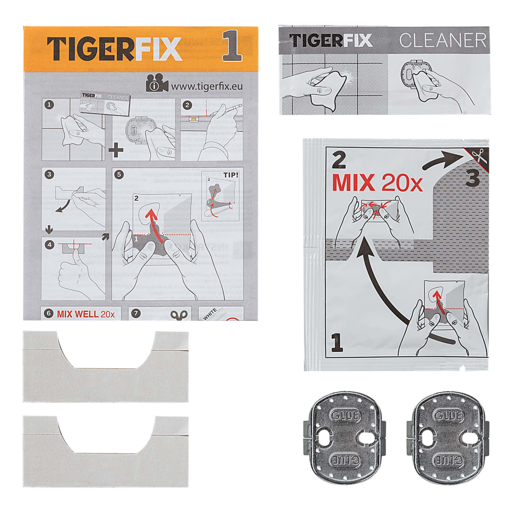 Tiger Matériel de montage TigerFix Type 1 Métal 398730046