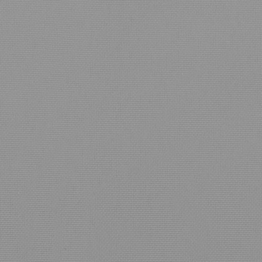 vidaXL Coussin de palette gris 70x70x12 cm tissu
