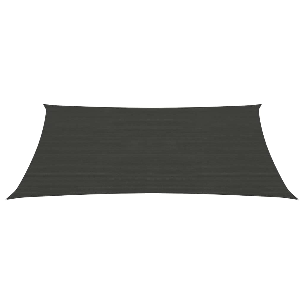 vidaXL Voile d'ombrage 160 g/m² Anthracite 2,5x3,5 m PEHD