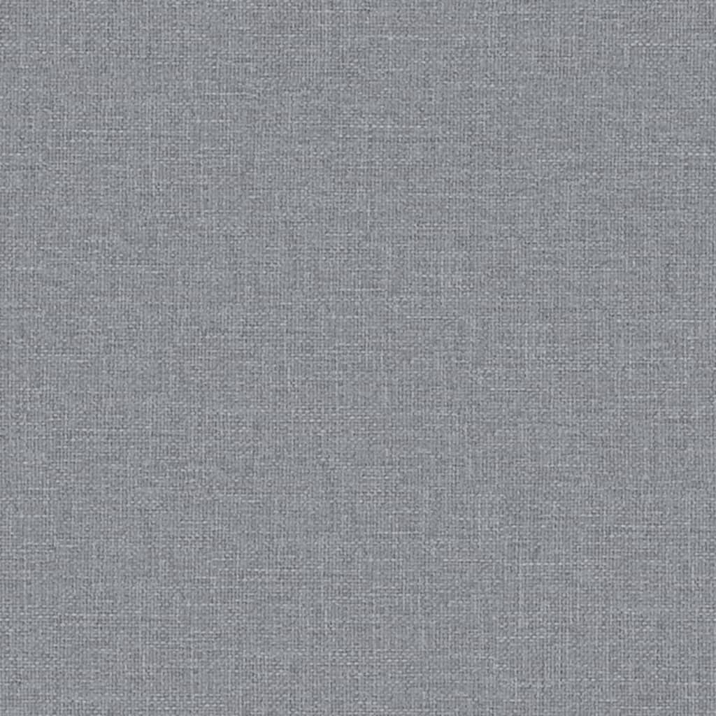 vidaXL Canapé-lit à gris clair tissu
