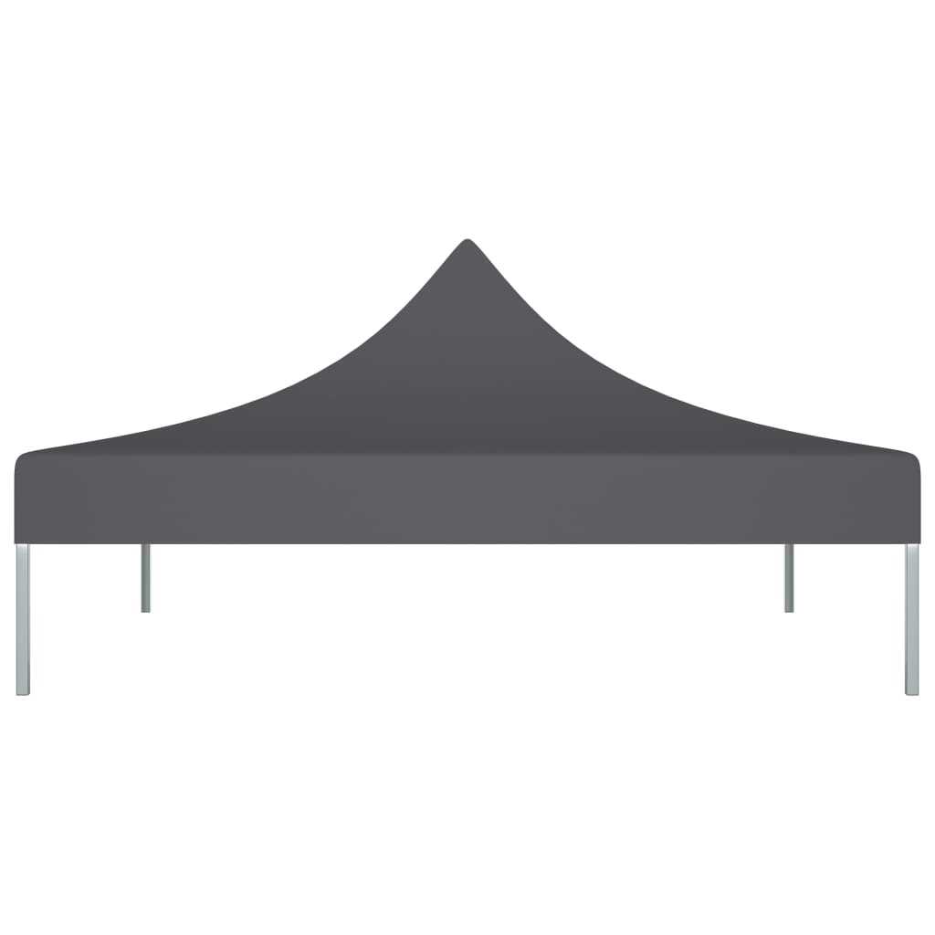 vidaXL Toit de tente de réception 2x2 m Anthracite 270 g/m²
