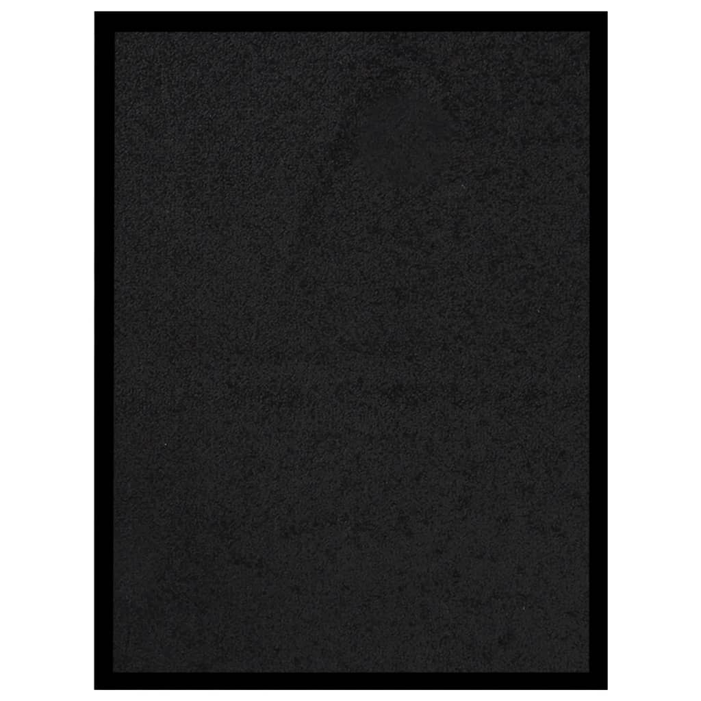 vidaXL Paillasson Noir 40x60 cm