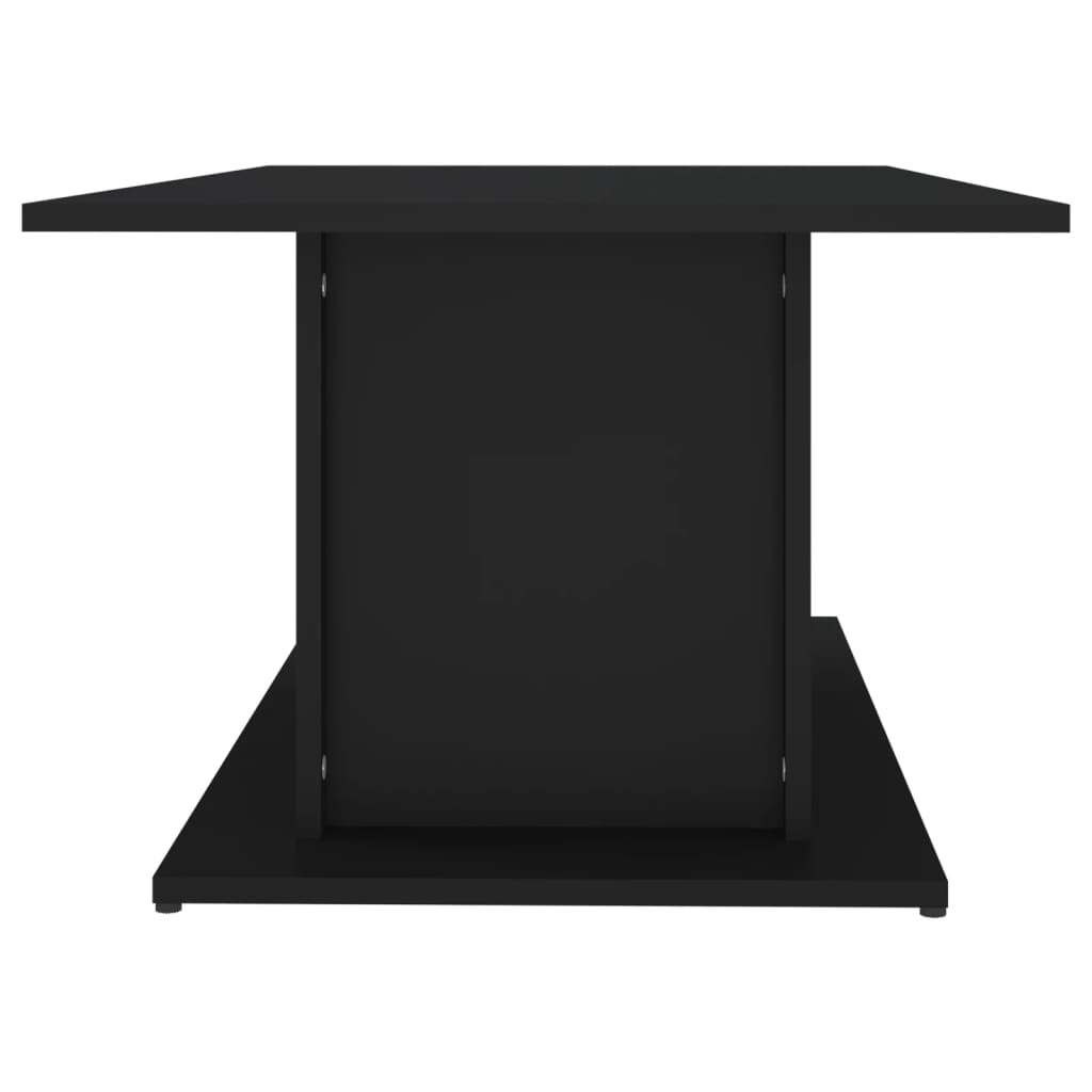 vidaXL Table basse Noir 102x55,5x40 cm Aggloméré