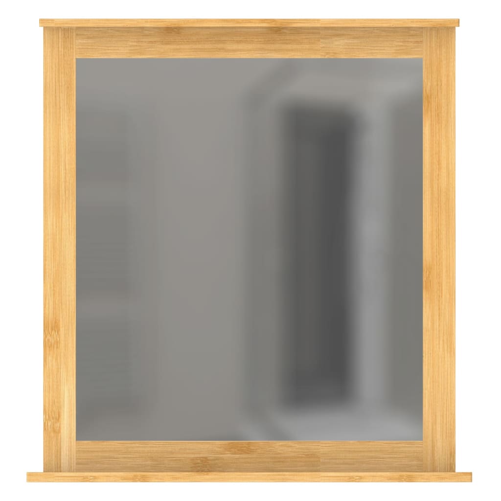 EISL Miroir avec cadre en bambou 67x11x70 cm