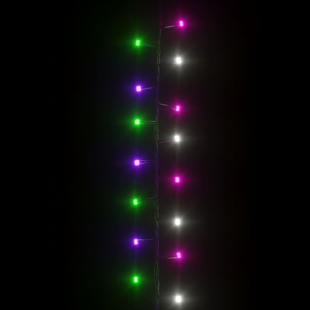 vidaXL Guirlande LED compacte avec 3000 LED Multicolore pastel 65m PVC